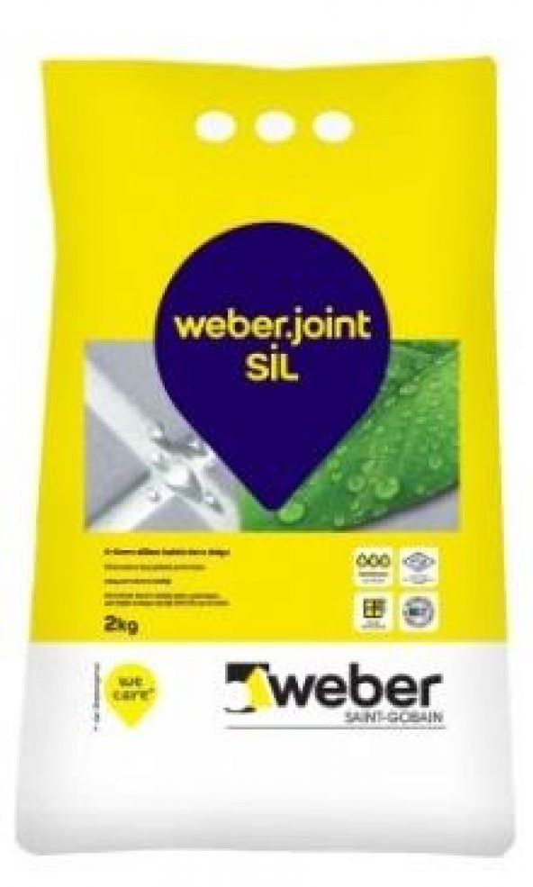 WEBER JOİNT SİLİKONLU 2 KG DERZ BEYAZ