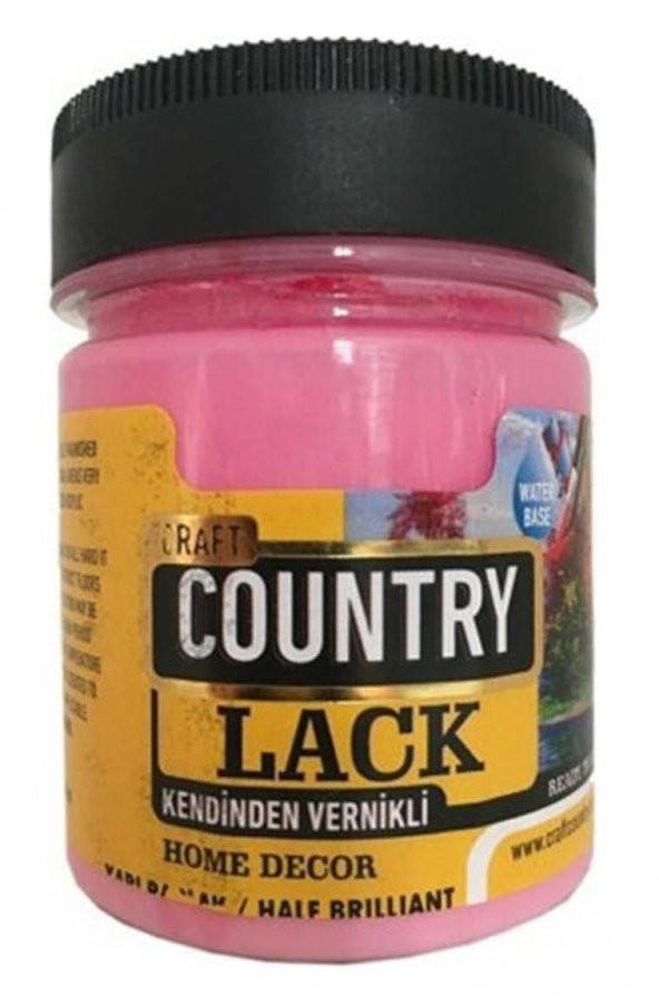 COUNTRY KENDİNDEN VERNİKLİ ŞEKER PEMBE