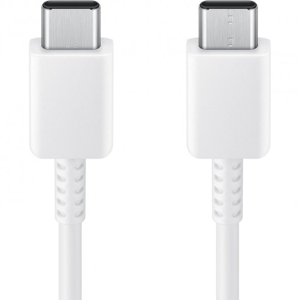 Samsung EP-DX310J 3A 60W Type-C To Type-C Data ve Şarj Kablo 1.8Metre Beyaz Samsung Türkiye Garantili - 2