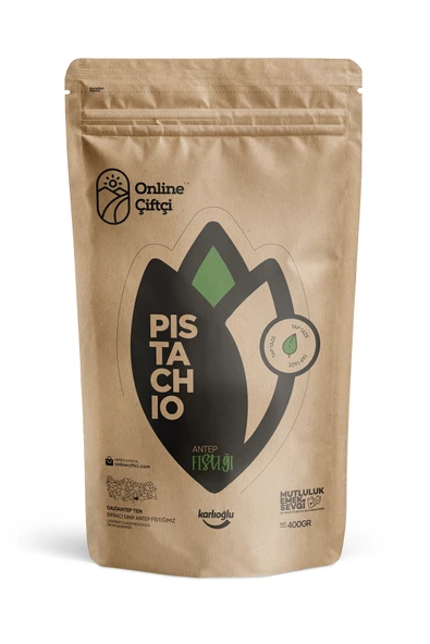 Online Çiftçi Kavrulmuş Antep Fıstığı 400Gr ürün görseli 1