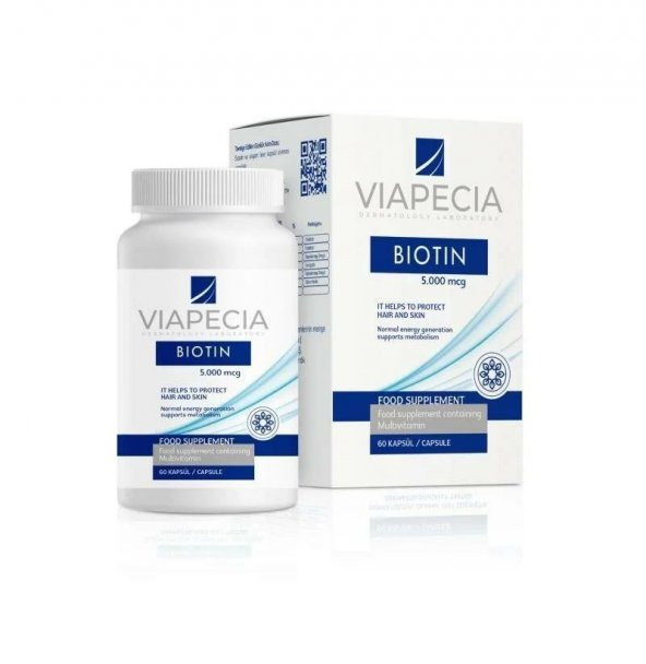 Vıapecıa Bıotın 5000 Mcg 60 Kapsul