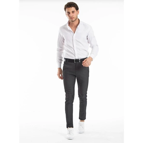 Captiva İtalyan Kesim Slim Fit Erkek Keten Pantolon-5419 - 4