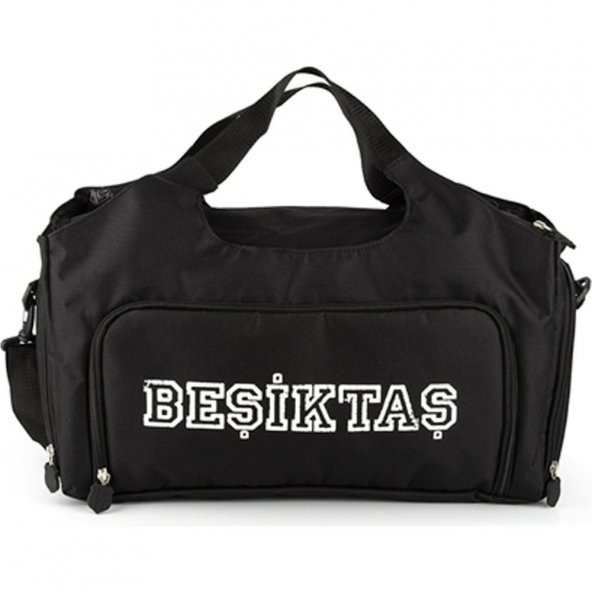 Beşiktaş Lisanslı Siyah Erkek Spor Çantası Sport Bag