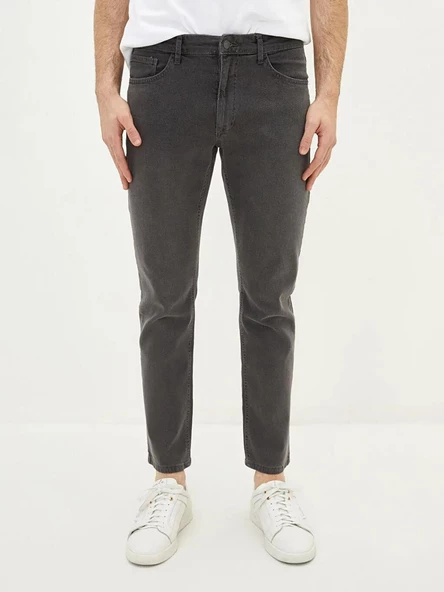 Black Lee Denim Regular Fİt Likralı Erkek Petek Desen Kot Pantolon-5398 - 2