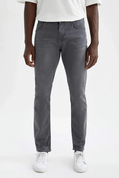 Black Lee Denim Regular Fİt Likralı Erkek Petek Desen Kot Pantolon-5398 - 4
