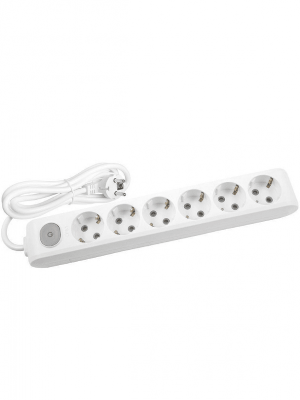 Viko Multi Let (6Lı) Altılı Priz Topraklı Anahtarlı Kablolu 5 (Beş) Metre