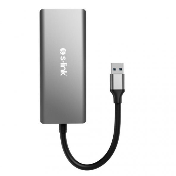 S-link SL-CR51 Type C ve USB3.0 to CF/SD/M2 Ngff/ Micro SD/ MS 5 in 1 Metal Kart Okuyucu - 3
