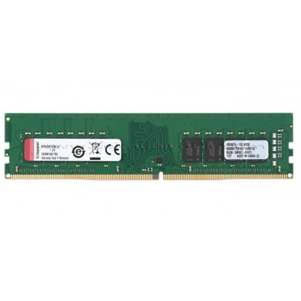 Kingston KVR26N19S6/8 8 GB DDR4 2666 MHz CL19 MASAÜSTÜ Ram BELLEK