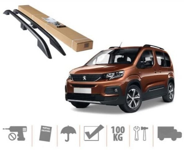 Fiat Doblo 2 Tavan Çıtası Kısa Gri 2010-2015 Arası Modeller - 2