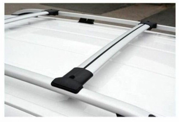 Araç Üstü Ara Atkı Bagaj Taşıyıcı Gri Yanlardan Sıkıştırmalı Al - 3
