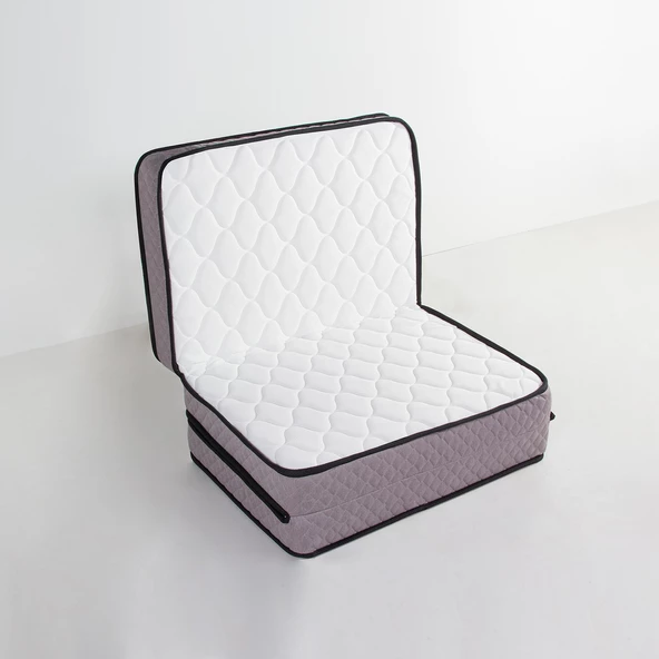 Yatak Deluxe Pack Kuştüyü Sünger Katlanır Beyaz 90x190 - 4
