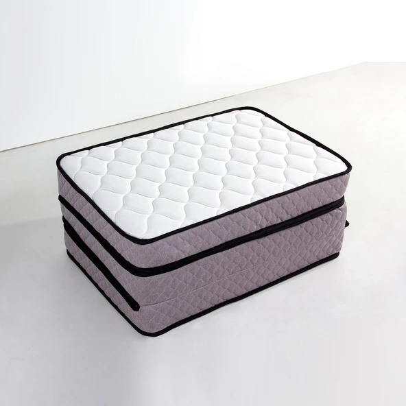 Yatak Deluxe Pack Kuştüyü Sünger Katlanır Beyaz 90x190 - 2