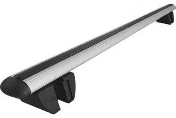 Araç Üstü Ara Barı Bagaj Taşıyıcı-gri Üstten Sıkıştırmalı Alümi - 2