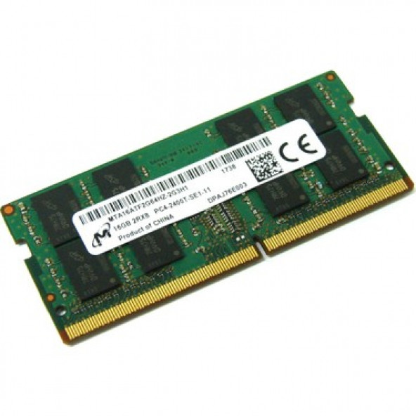 MICRON 16GB SO-DIMM DDR4 Dual 2RX8 PC4-19200 2400MHZ MTA16ATF2G64HZ-2G3H1 NOTEBOOK RAM BELLEK SK