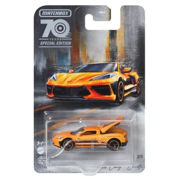 Matchbox 70. Yıl Special Edition Açılır Parça HMV12 2020 Chevy Corvette - 2