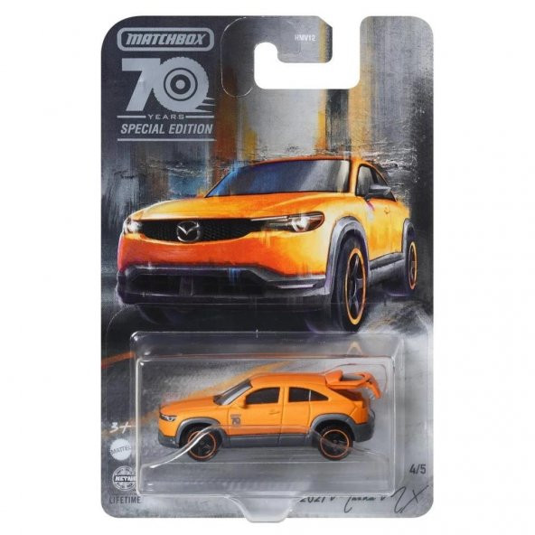 Matchbox 70. Yıl Special Edition Açılır Parça HMV12 2021 Mazda Mx - 3