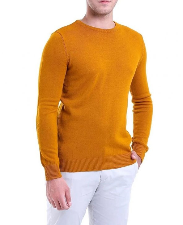 Dormen Slim Fit Sıfır Yaka Erkek Triko - 3