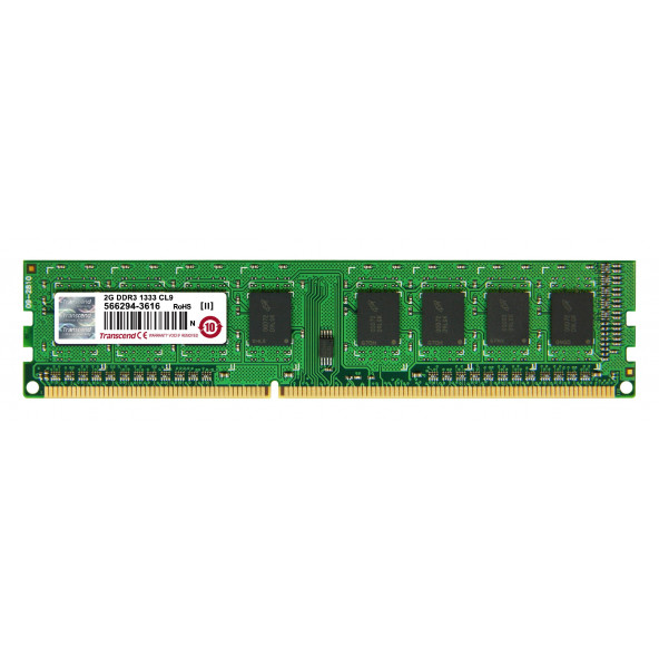 Transcend CL9 bellek 2 GB 1333MHz U-DIMM DDR3-RAM MASAÜSTÜ RAM 2.EL SK