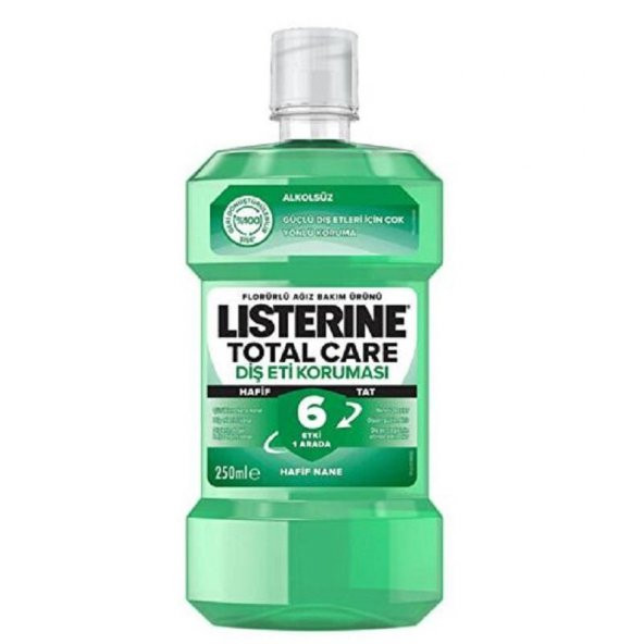 Listerine Diş Eti Koruması Hafif Nane Alkolsüz 250 ml