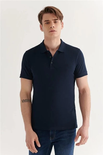 Classics Regular Fıt Kıvrılmayan Polo Yaka Erkek Tişört - 6