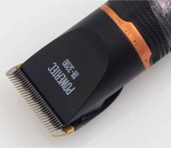 Powertec TR-3200 Kablosuz, Şarjlı Profesyonel Saç, Sakal, Ense, Vücut (Kesme-Düzeltme) Tıraş Makinas - 2