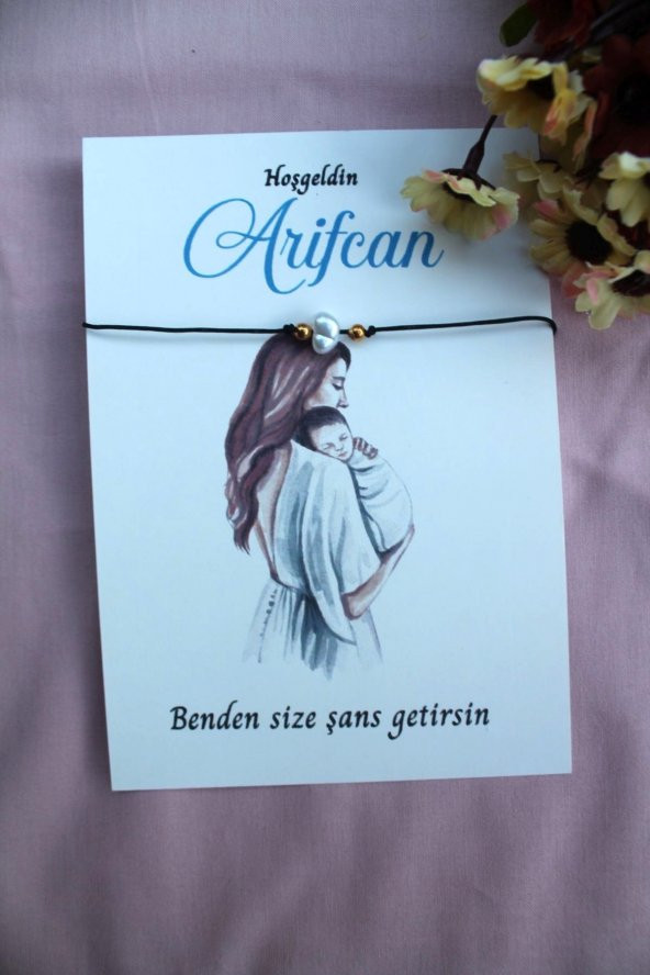 40 Adet Bebek Hediyelik Şans Bilekliği - Mevlid Hediyesi - Yenidoğan Hediye - 3