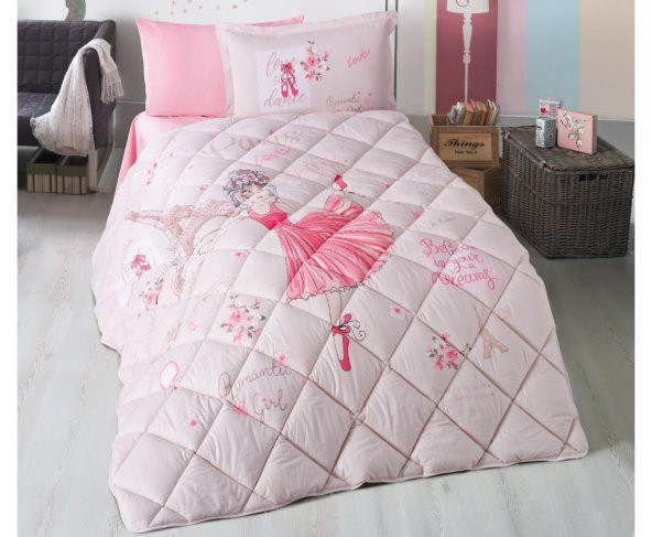 Clasy Tek Kişilik Ranforce Genç Desen Uyku Seti Romantic Girl