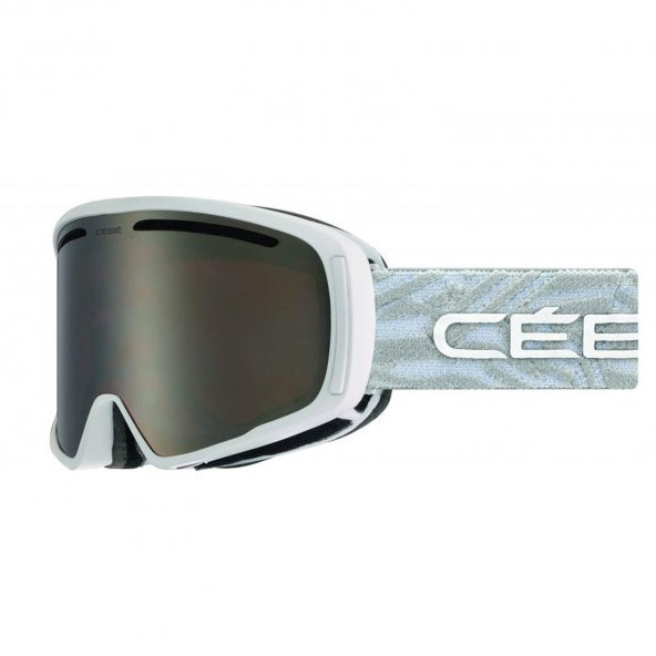 Cebe Core Mat Beyaz Gri Cat 3 Kayak Gözlüğü CBG142