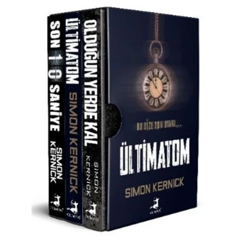 Simon Kernick Seti - Hayatta Kal 3 Kitap Takım - 1