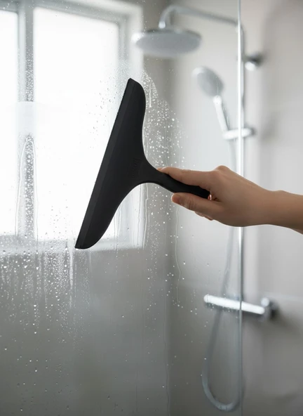 Siyah, Küçük Çekçek Tezgah Üstü ve Cam Çekpası 22x17cm - Resim 3