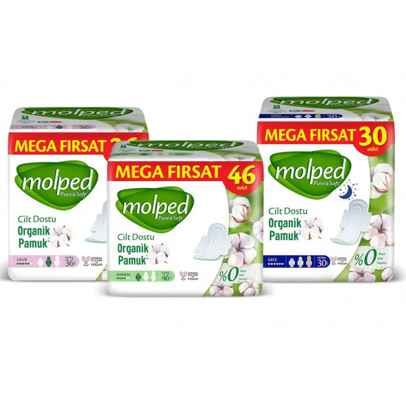 Molped Pure&soft Hijyenik Ped Süper Mega Paket 112 Adet - 2