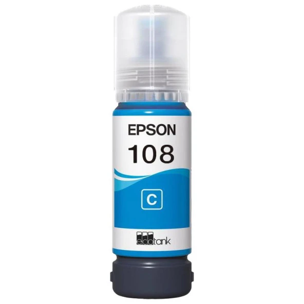 Epson 108 Mürekkep Orj. L8050, L18050 Cyan 70ml ürün görseli