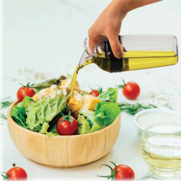 Porsima YA-115 Akrilik Plastik 2x350 Ml Yağlık Sirkelik Sosluk - 3