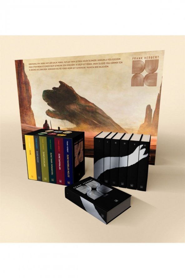 Dune Ciltli Kutu Set (6 Kitap Takım) - Frank Herbert 9786257737630