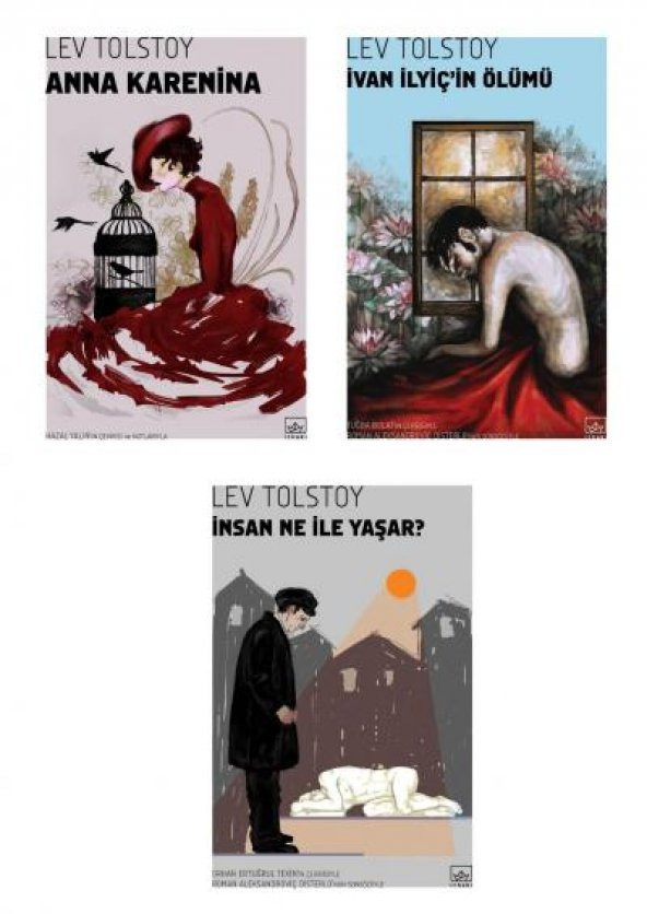 Lev Nikolayeviç Tolstoy 3 Kitap Takım