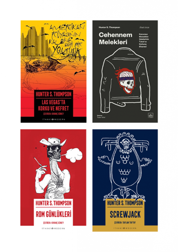 Hunter S. Thompson 4 Kitap Takım ürün görseli