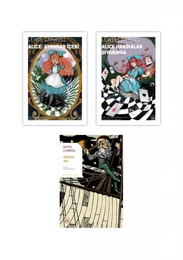 Lewis Carroll 3 Kitap Takım ürün görseli