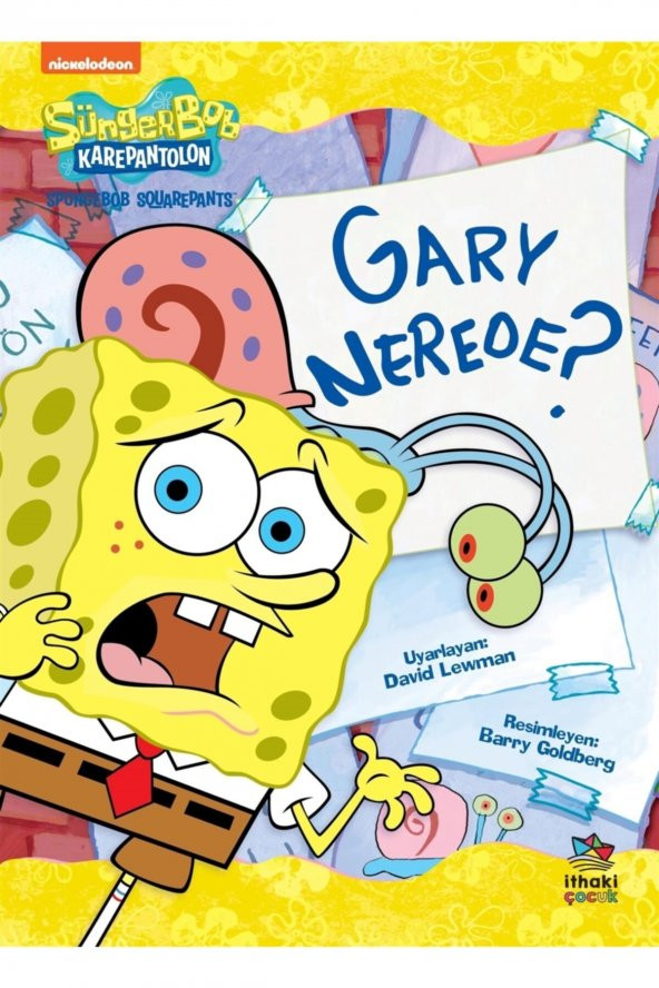 Süngerbob Karepantolon Gary Nerede? - David Lewman 9786257360210