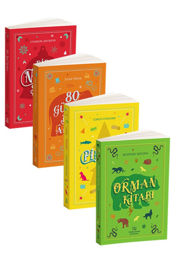 Çocuk Klasikleri 4 Kitap Takım ürün görseli
