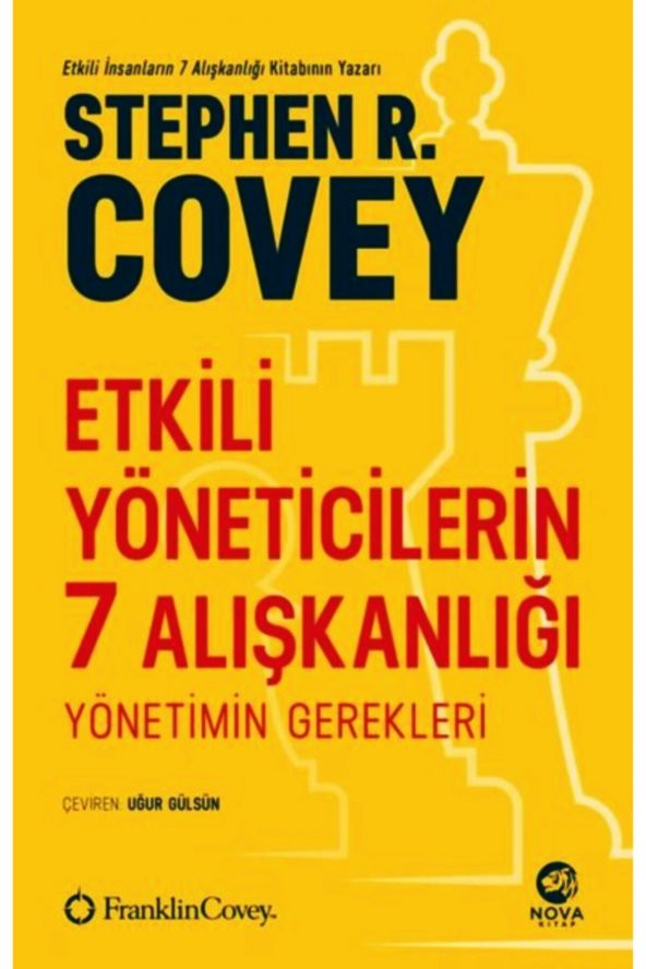 Etkili Yöneticilerin 7 Alışkanlığı Kitap Stephen R. Covey