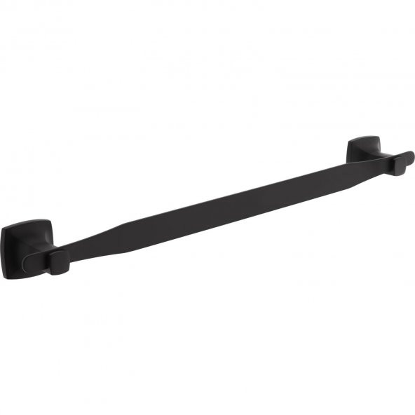 Vitra Base 400 Krom Uzun Havluluk - Siyah