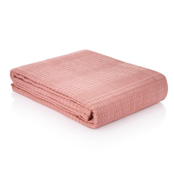 Schafer Home Lina Pamuk 200x230 Çift Kişilik Pike 1 Parça-Pudra - 2