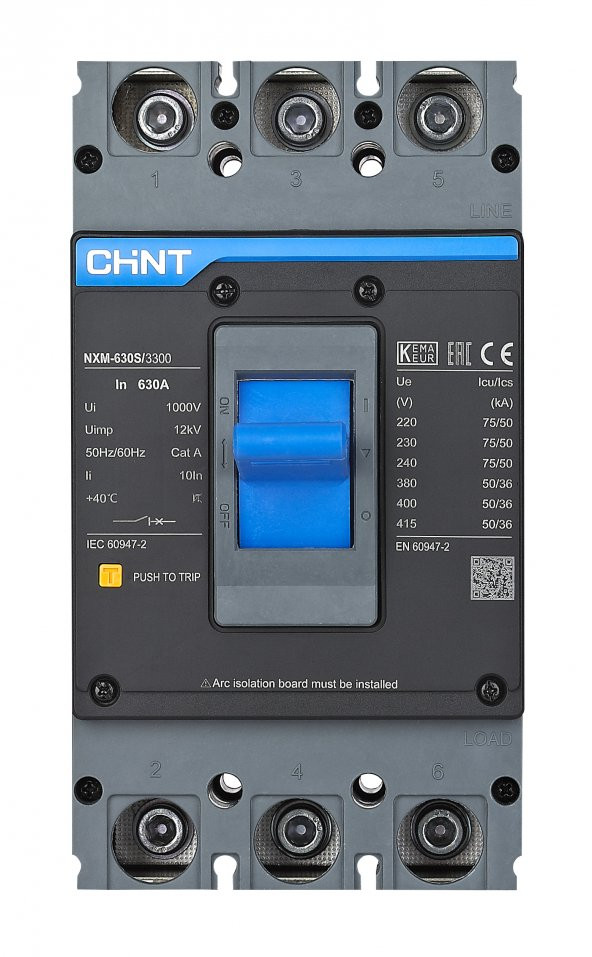 Chint NXM-630S/3300 3x630A 50kA Sabit Kompakt Şalter 131375 - 2