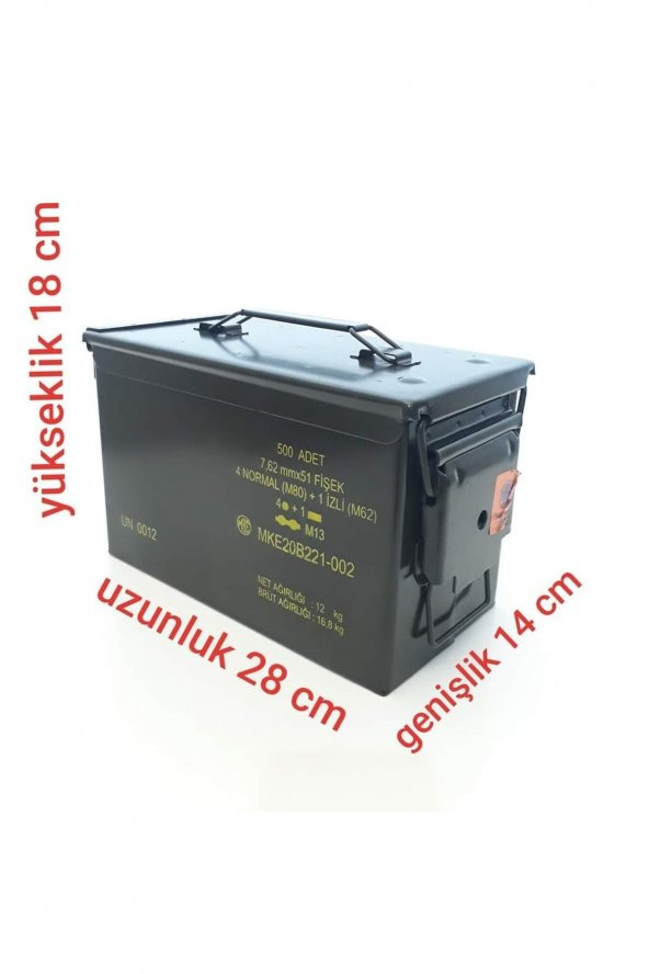 Metal Mermi Kutusu-mühimmat Kutusu-mkek - 2