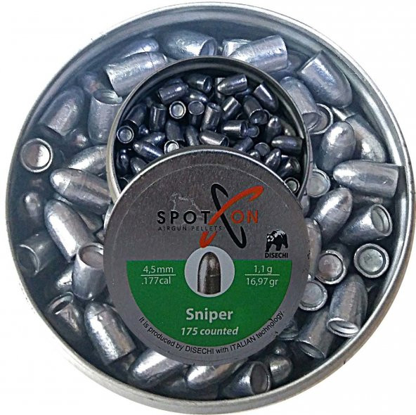 Spoton Sniper 4,5mm 16,97gr. Pellet (Koca Av Pazarı)