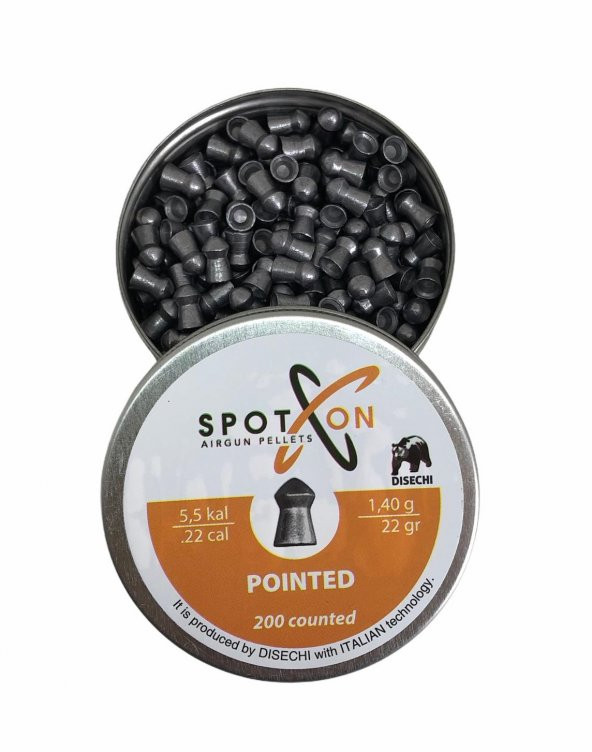 Spoton Poınted 5,5mm 22 Gr Pellet (Koca Av Pazarı)