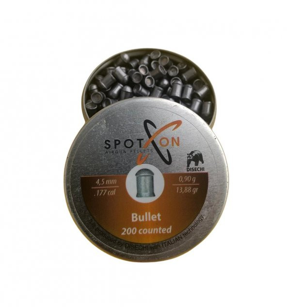 Spoton Bullet 4,5mm. 13,88gr Pellet (Koca Av Pazarı)