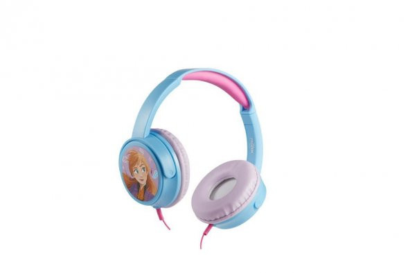Kablolu Kulaklık Disney Frozen Karlar Ülkesi Anna Elsa Çocuk Kulaklığı Lisanslı DY-6513-FZ 11 ADET STİCKER İLE BİRLİKTE - 2
