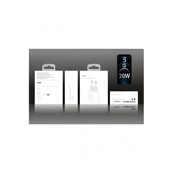 Apple 20 W Type-C Şarj Adaptörü MUVV3TU/A (Türkiye Distribütör Garantili) - 4