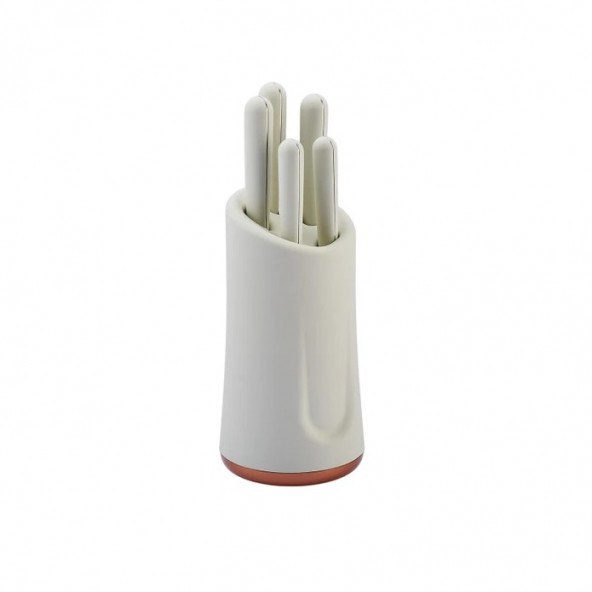 Karaca Right Knife Soft Touch 6 Parça Bıçak Seti Cream - 7